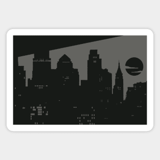 Abstract Cityscape Magnet